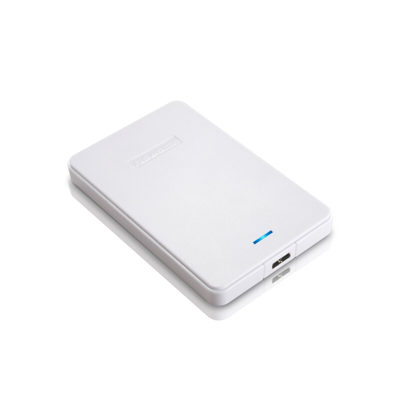 纽曼（Newsmy）500GB USB3.0 移动硬盘 星云 2.5英寸 皓月白 海量数据备份存储 稳定耐用