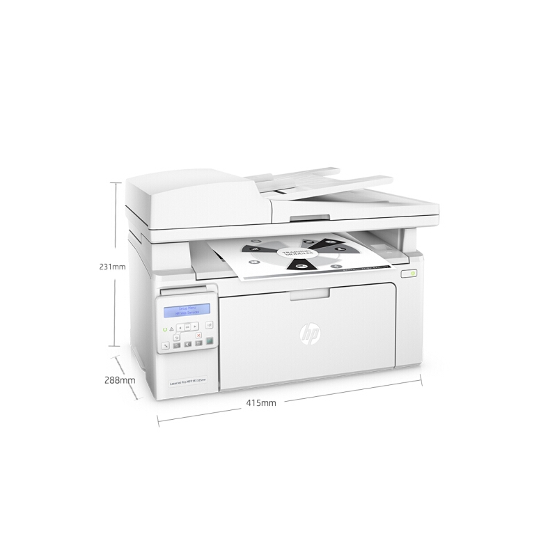 惠普（HP）M132a/nw/M132snw打印机黑白激光/多功能打印复印扫描一体机126nw升级款 132snw(打印复印扫描+USB+无线+输稿器)
