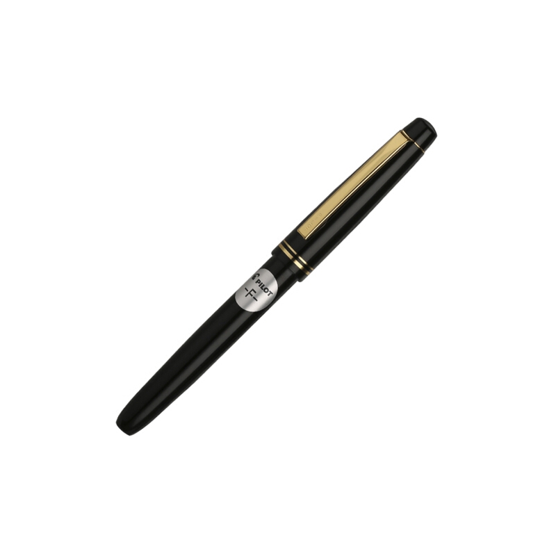 日本百乐（PILOT）FP-78G+钢笔套装 F尖商务签字笔练字送礼钢笔墨水复古礼盒装 黑色原装进口